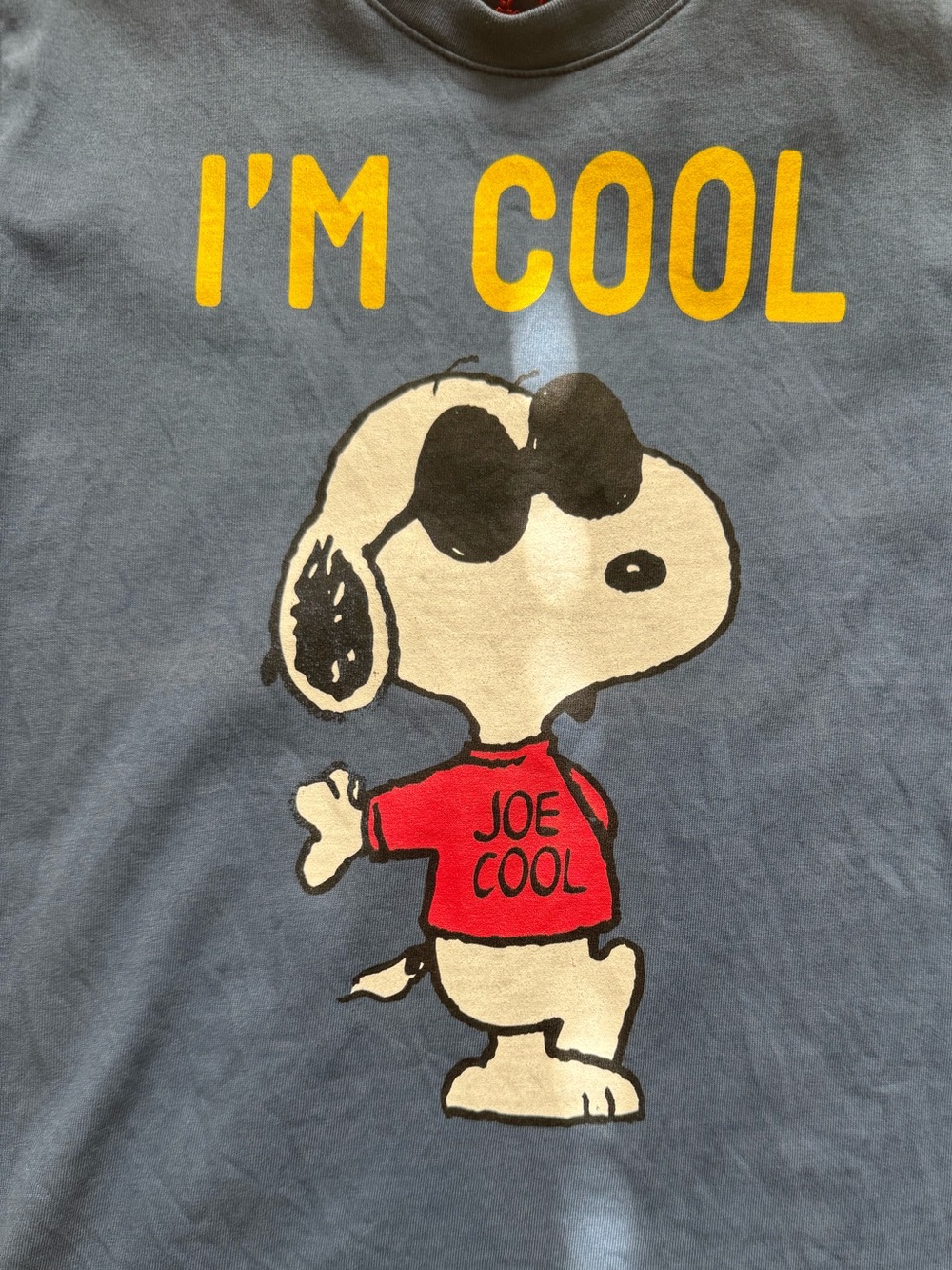 MC2 Saint Barth Boys T-Shirt I’m Cool” Snoopy Peanuts T-shirt, navy blue size 8 - Picture 9 of 13